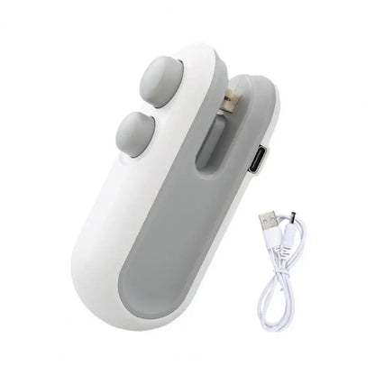 UniQart ® Mini Portable USB Rechargeable Bag Sealer _ Food Freshness Sealing Machine