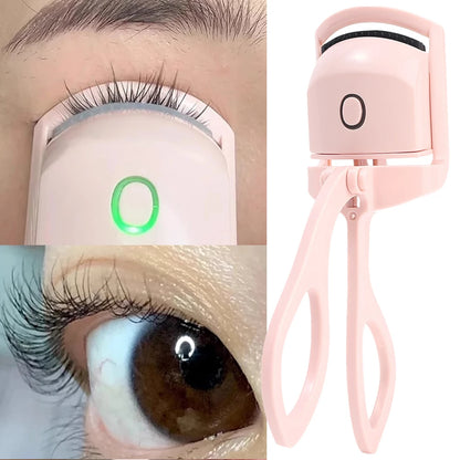 UniQart ® USB Rechargeable Electric Eyelash Curler – Quick Heat, Long-Lasting Curl