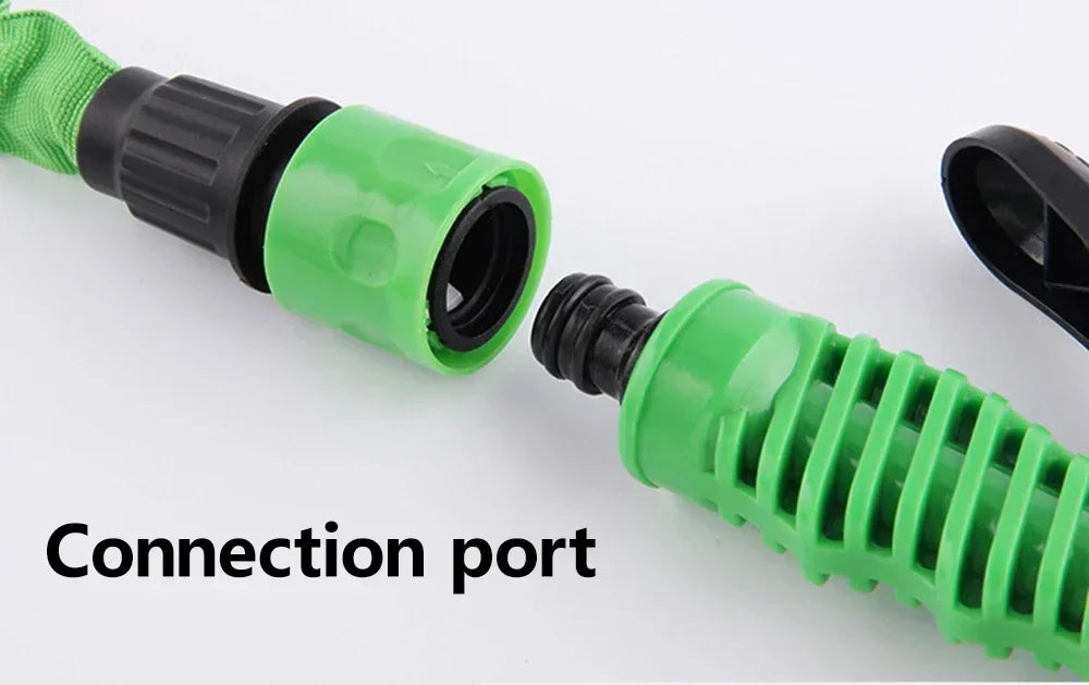 UniQart ®  Expandable Magic Garden Hose Pipe 25FT-100FT with 7 Spray Patterns & Car Wash Gun | Flexible Watering Tool