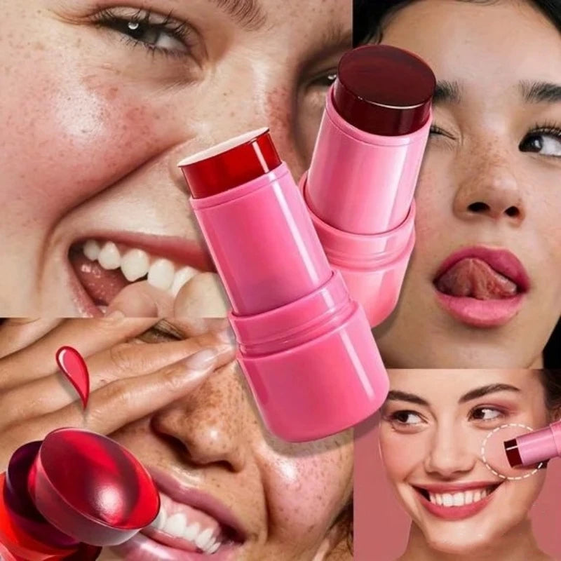 UniQart ® 3-in-1 Milk Jelly Tint – Lip, Cheek & Eye Stick - Long Lasting Matte Makeup