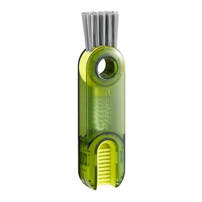 UniQart ® 3-in-1 Bottle Cleaner Brush – Multifunctional Cleaning Tool for Bottles, Cups & Glasses