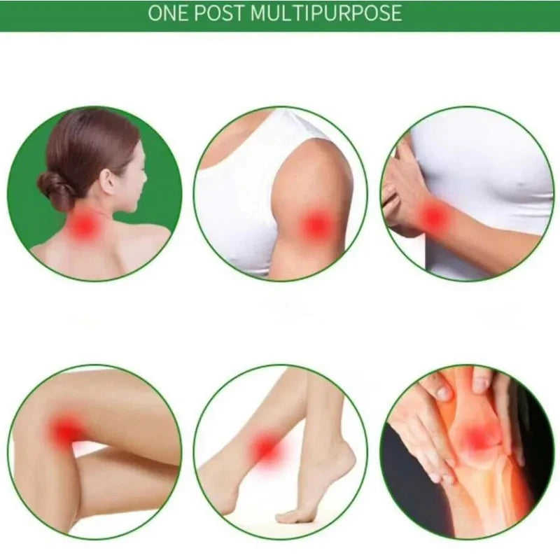 UniQart ® Pack of 10 Herbal Pain Relief Patches _ Back, Neck & Muscle Pain Relief