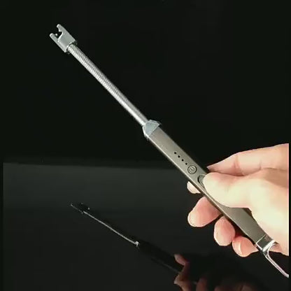 UniQart ® USB Rechargeable Electric Arc Plasma Lighter – Windproof 360° Ignition for Kitchen